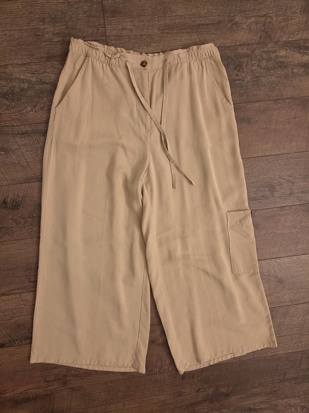 Coldwater Creek Khaki Pant: Tan Bottoms - 100% Tencel